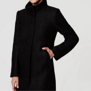 LOFT Funnel Neck Wool Coat